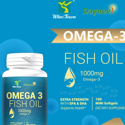 Solace Omega-3 Fish Oil Softgels